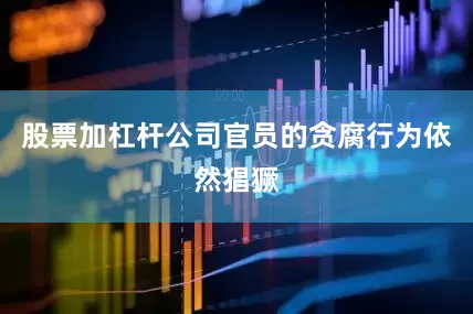 股票加杠杆公司官员的贪腐行为依然猖獗